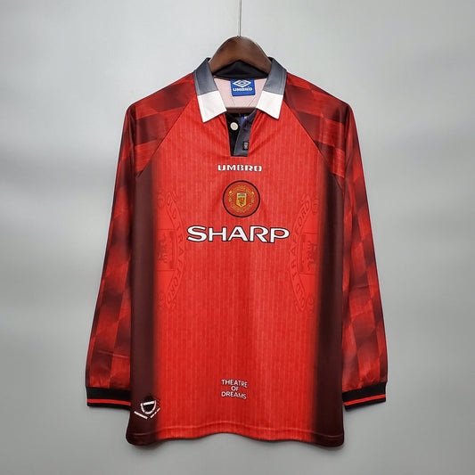 Manchester United 1996 Local - Manga larga | Retro