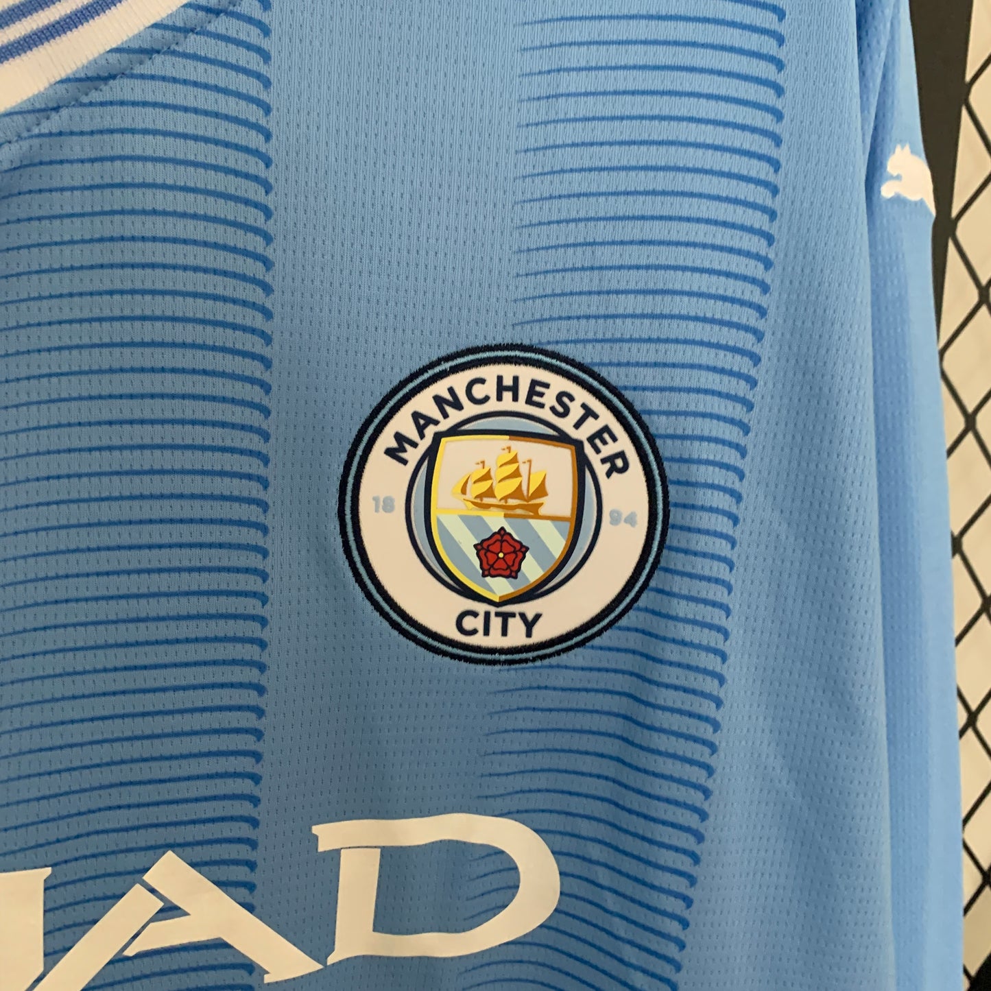 Camiseta Manchester City Local 2023/24 | Versión Fan Manga Larga