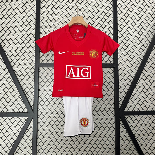 Conjunto niños Manchester United Local 2008/09 | Retro