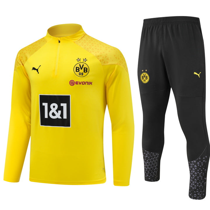 Buzo de entrenamiento Borussia Dortmund Yellow 23-24