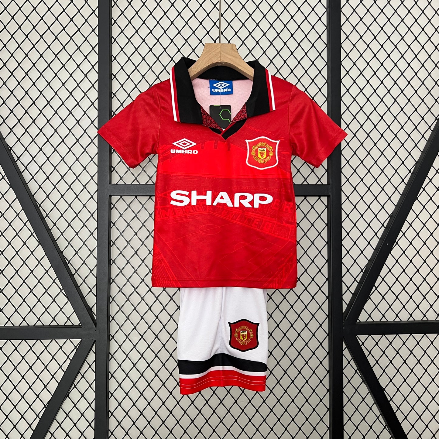 Conjunto niños Manchester United Local 1994/96