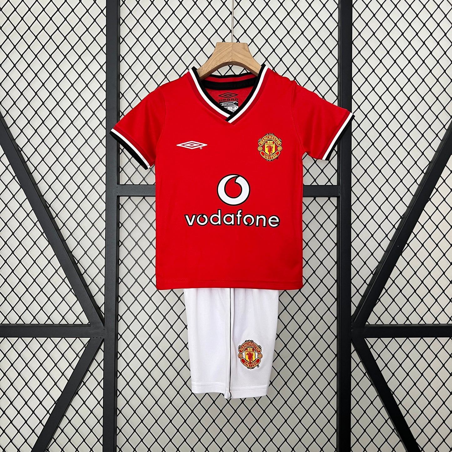 Conjunto niños Manchester United Local 2001/02