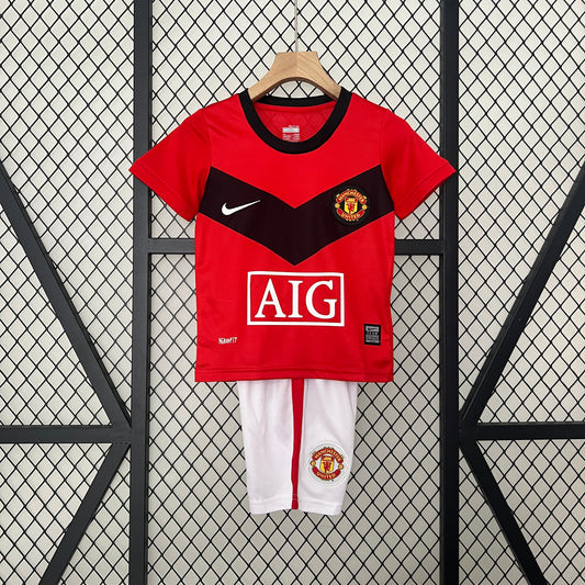 Conjunto niños Manchester United 09/10 Local