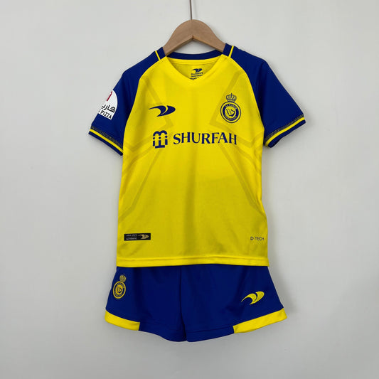 ⚡Envío rápido - Conjunto Kids Al Nassr Local 2022