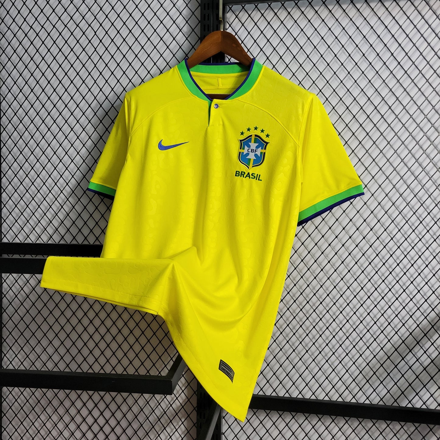 ⚡Envío rápido - Camiseta Brasil mundial 2022 Local | Versión Fan