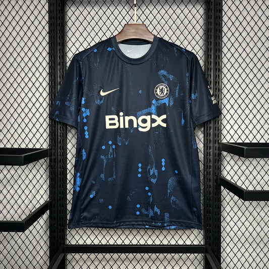 Chelsea Pre-match Azul oscuro 2024-25 | Versión Fan